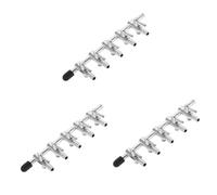BESPORTBLE 3 Pièces Vanne de régulation du Volume d'air Régulateur de débit d'air Tube de répartition d'air pour Aquarium raccord de Pompe à air pour Aquarium réservoir de Poissons Silver