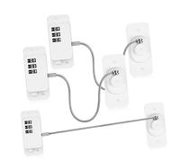 BESPORTBLE 3 pièces Verrou de Sécurité à Code pour Fenêtres et Meubles Lot de Serrures Adhésives sans Traces Protection Garçon Fille pour Porte Tiroir et Réfrigérateur Installation Facile