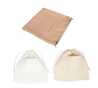 BESPORTBLE 3 Pièces Woven Bag Liner Set With Drawstring Closure Breathable Multi-pocket Tote Bag Insert Pouch For Straw Handbags Travel And Daily Use