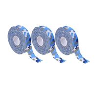 BESPORTBLE 3 Rouleaux Bande Adhésive Hockey Stick Camouflage Bleu Antidérapante pour Glace et Terrain