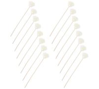 BESPORTBLE 30 Bâtonnets Diffuseurs de Fleurs en Rotin Blanc 30 Pièces Diffuseur D’Arômes Naturel Compatible Huiles Essentielles Absorption Élevée Décoration Table Usage Maison et Spa