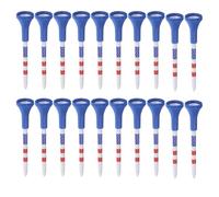 BESPORTBLE 30 Pièces American Flag Golf Tees Réutilisables Incassables pour Entraînement Golf Intérieur Extérieur Adaptés Pros et Débutants