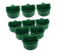 BESPORTBLE 30 Pièces Bird Feeder Cups for Cage Hanging Parrot Water Food Bowls with Clamp Holder Mini Coop Feeding Dish for Pet Birds