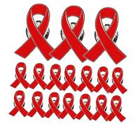 BESPORTBLE 30 Pièces Broche Ruban Aides pour Épingles Épingle à Nourrice Broche De Ruban De Épingle à Ruban en Métal Ruban D'activité Publique Alliage De Zinc Rouge