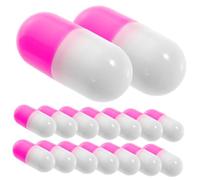 BESPORTBLE 30 Pièces Capsules de Simulation Médicale pour Garçon Fille Jouets Imitation de Médecin pour Éducation Précoce Jouets pour Tout Petits Rose