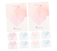 BESPORTBLE 30 Pièces Cartes de Remerciement pour Petites Entreprises Design Floral Insstyle pour Naissance et Anniversaire Gratitude