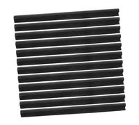 BESPORTBLE 30 Pièces Clips Fixation pour Brise-Vue Jardin PVC Facile pour Écran Intimité Double Tige Protection Vent et Panneaux de Terrasse