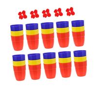BESPORTBLE 30 Pièces Gobelets Magicien Accessoire de Tour Compact et Robuste pour Spectacle de Scène