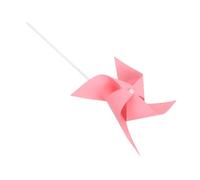 BESPORTBLE 30 Pièces Kit de Bricolage Ventilateur Papier Rose pour Garçon Fille Roue de Moulin Blanche à Peindre DIY Matériel Créatif pour Activités Scolaires et Noël