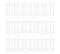 BESPORTBLE 30 pièces Lot de Poussoirs à Gâteaux Transparente PP Résistant Contenants Anti-fuites pour Gâteaux Glaces et Gelées Accessoires DIY pour Fêtes Anniversaires et Réunions Familiales