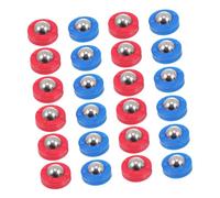 BESPORTBLE 30 Pièces Mini Shuffleboard Rollers Tabletop Shuffleboard Puck Replacements for Curling Board Game Accessories Smooth Sliding Beads for Family and Party Entertainment