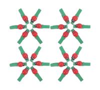 BESPORTBLE 30 Pinces Miniatures en Bois Vert pour Photos Clips Coccinelle Décoratifs DIY Trombones en Vrac pour Loisirs Créatifs Porte-Cartes Mémo Décoration Mariage et Maison Ensemble