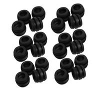 BESPORTBLE 32 Pièces Gasket pour Table de Football Plastique Rondelles Bumper Caoutchouc Élastique pour Roulements de Tige de Football de Table de Rechange pour Machine