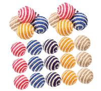 BESPORTBLE 35 pièces Lot de Jouets Sisal pour à Gratter Jouets à Mordre Teaser Couleurs Aléatoires pour Éveiller Intérêt et Anxiété de Séparation Couleur Aléatoire Couleur Aléatoire