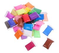 BESPORTBLE 36 Paquets Kit de Pâte Modeler DIY pour Garçon Fille Argile Polymère Colorée Flexible et Facile à Mélanger Couleurs pour Activités et Modelage Sécurisé
