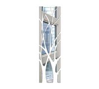 BESPORTBLE 3D Miroir Mural Decal Auto-Adhésif Arbres Branches Stickers Muraux Décoratifs Mural Papier Peint Autocollant Pour Salon Salle De Bains