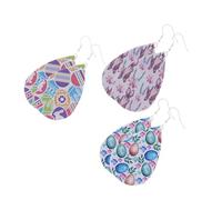 BESPORTBLE 3paires Boucles Oreilles Lapin De Pâques Gouttes Oreilles Lapin Gouttes Eau Lot Pour Femmes