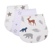 BESPORTBLE 3pièces Bavoirs Pour Garçon Fille Coton Absorbant Bavoirs Épaule Lavables Et Réutilisables Pour Et Filles