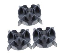 BESPORTBLE 3pièces Bol Silicone pour Chiens Insérer Bol De Nourriture pour Alimentation Accessoire pour Chiens Et Digestion Et Prévention De Obésité Petit Modèle Gris Foncé