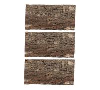 BESPORTBLE 3pièces Décor Liège Naturel pour Terrarium Fond pour Reptiles Arrière-Plan Écorce De Cork pour Habitat De Et Lézards Décoration Et Réutilisable