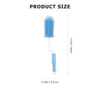 BESPORTBLE 3pièces Goupillon pour Biberon Garçon Fille Silicone avec Système de Nettoyage Rotatif Lot de Nettoyeurs de Tétine