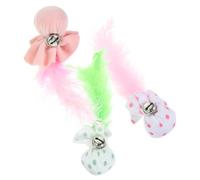 BESPORTBLE 3pièces Jouet à Mâcher Peluche pour Chat Jouet Interactif pour Chaton Boule De Dentition Souple pour Animal Domestique