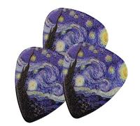 BESPORTBLE 3Pièces Médiators de Guitare Acoustique Plectres Triangulaires Fins pour Ukulélé Protection des Doigts Accessoires pour Musiciens