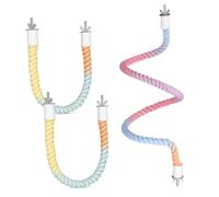 BESPORTBLE 3pièces Perchoir Corde pour Perruche Station Debout pour Perroquet Corde pour Perchoir à Grimper pour Perruches Jouets pour Perruches Cage Accessoires pour Cage