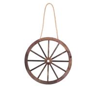 BESPORTBLE 3pièces Roue Vintage Bois Décorative Murale Pour Thème Cowboy Décoration Intérieure Extérieure Sculpture Murale Unique