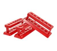 BESPORTBLE 3pièces Support pour Tubes à Essai Plastique Rack Léger pour Laboratoire Scolaire Support Pratique pour Épreuves Scientifiques Accessoires Expérimentation pour Garçon Fille