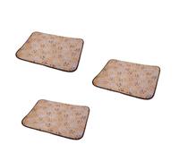BESPORTBLE 3pièces Tapis Réversible pour Animaux De Compagnie Matelas Rafraîchissant pour Chien Et Chat Café pour Lit Transport Maison