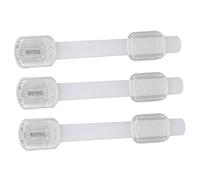 BESPORTBLE 3pièces Verrous De Sécurité Pour Garçon Fille Pour Armoires Réfrigérateurs Et Meubles Avec Adhésif Résistant Sans Outils Installation Quelques Secondes