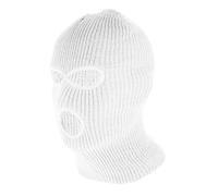 BESPORTBLE 3Trous Cagoule de Ski Tricotée pour Hommes et Femmes Masque de Visage Complet pour Activités de Plein Air Hivernale et Confort
