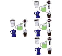 BESPORTBLE 4 Ensembles Broche De La Machine À Café Décoratif Revers Echarpe Écharpe Tasse De Café Tasse Cafe Badge Sac À À Épingle Broche De Sac À Épingle À Alliage 5 Pièces * 4