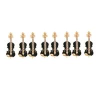 BESPORTBLE 4 Ensembles Broche Violon Épingles Branché Revers À Revers Broches Broche Personnalisée Broche Noel Broche De Vêtements D'instruments Chapeau Épinglette Alliage Black 2 Pièces * 4