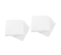 BESPORTBLE 4 Ensembles Chiffon D'essuyage é Argenterie Chiffon De Nettoyage De Lunettes Chiffon De Polissage Pour Bijoux Monocle Lingettes De Nettoyage Suède Blanche 50 Pièces * 4
