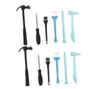BESPORTBLE 4 Ensembles Kit Fouille Archéologique pour Garçon Fille Outils Excavation Éducatifs Marteau Brosse et Ciseau pour Apprentissage DIY et de Fossiles et