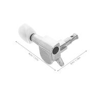 BESPORTBLE 4 Ensembles Ukulele Tuning Keys Angled Ergonomic Pegs Full Enclosed Machine Heads For Ukulele Banjo String Instruments Beginners And Professionals