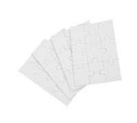 BESPORTBLE 4 Feuilles Puzzle Sublimation Bois Puzzle Vierge pour Thermique DIY pour Décoration et