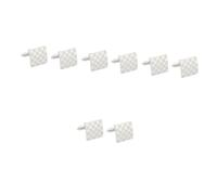 BESPORTBLE 4 Paires Boutons de Manchette Carrés pour Hommes Accessoires Élégants Tuxedo pour Chemises Affaires Motif