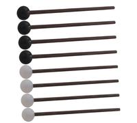 BESPORTBLE 4 paires Maillets de Percussion Bois et Caoutchouc pour Tambour Langue Lot de Accessoires Pratiques et Portables pour Instruments à Percussion pour Marimba et Xylophone