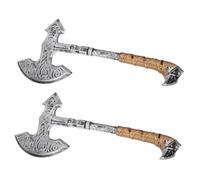 BESPORTBLE 4 Pièces Accessoires de d'halloween Accessoire de de Pompier Accessoires Photo Halloween Viking hachette de Outil de Halloween Prop Plastique