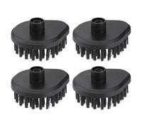 BESPORTBLE 4 pièces Accessoires pour Nettoyeur Vapeur Têtes Brosse Multi-usage pour Machine de Nettoyage Domestique et Commerciale Brosses Cuivre et Acier pour Buses de Nettoyage Steam