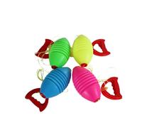 BESPORTBLE 4 Pièces Balles Jumbo de Fitness Manuelle pour Double Joueur Jeu Sportif Interactif de Couleurs Aléatoires de Relation Familiale et Amicale pour Garçon Fille Dès