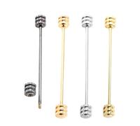 BESPORTBLE 4 Pièces Boucle de collier Pour des hommes clips de col pour hommes garçon or couleur mariage épingle à nourrice clips de collier accessoires de mode Combinaison Mousseline de soie