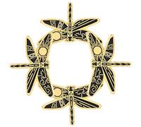 BESPORTBLE 4 Pièces Broche Émail Dragonfly de Décorations de Mode pour Design et Badge de Vêtements Chic et Élégant