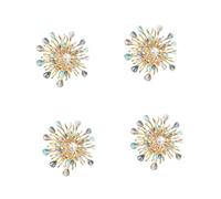 BESPORTBLE 4 Pièces Broche Perle Épinglette Décorative Costume Broches Broche Épinglette Fleur Broche Tournesol Brillant Broches De Broche De Tournesol Fille Alliage De Zinc
