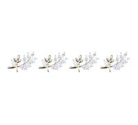 BESPORTBLE 4 Pièces Broche plaquée or épingle faire la fête mode femme décorations pour femmes broches Broche de dames délicates Broche Broche bijoux broches broche femme cuivre