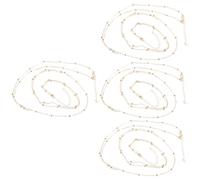BESPORTBLE 4 Pièces chaîne de corps pour femme chaîne de ventre petite taille bijoux de chaîne chaine de taille femme ceinturon body chain dance chaînes de corps pour chaîne de taille alliage