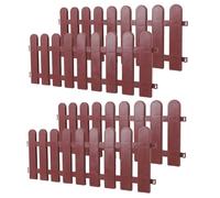 BESPORTBLE 4 pièces Clôture Extérieure pour Tortue Plastique Barrière Modulable Résistante Aux Intempéries Enclos de Jardin pour Petits Animaux Délimitation Pelouse et Plantes